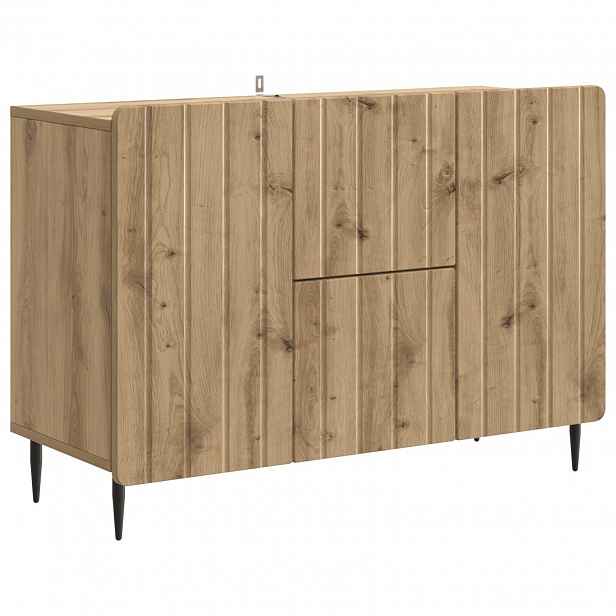 vidaXL Servírovací skříň Dub artisan 89 x 34,5 x 62 cm