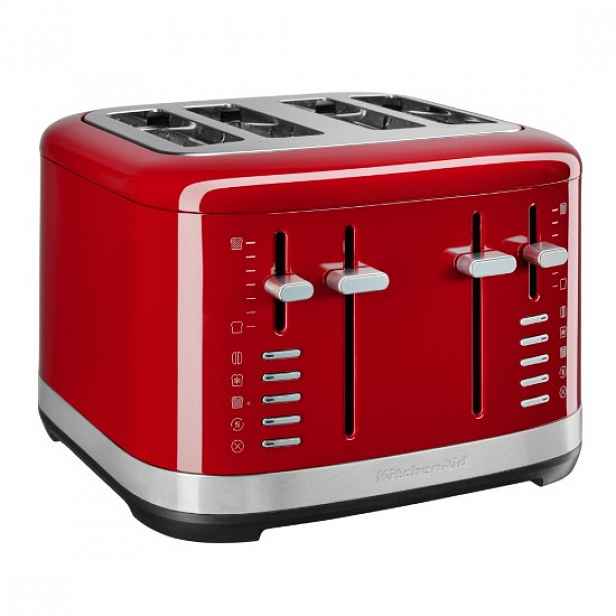 4-slotový toustovač, 1960W, Empire Red - KitchenAid