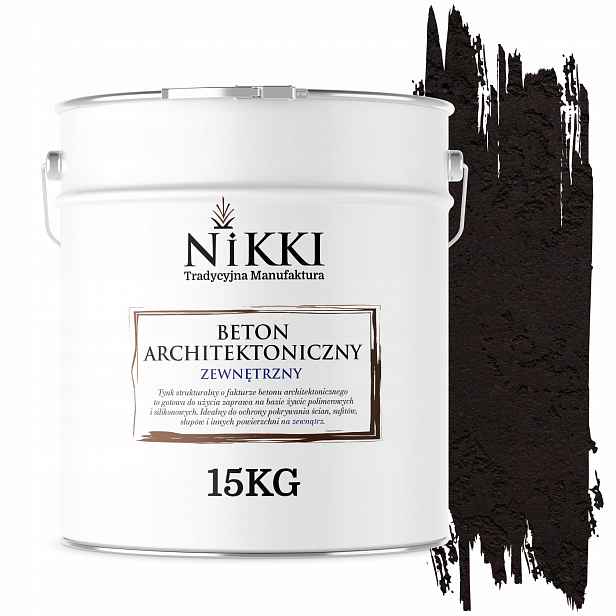 Dekorativní architektonický beton venkovní 10 m2 15 kg Černá RAL9005