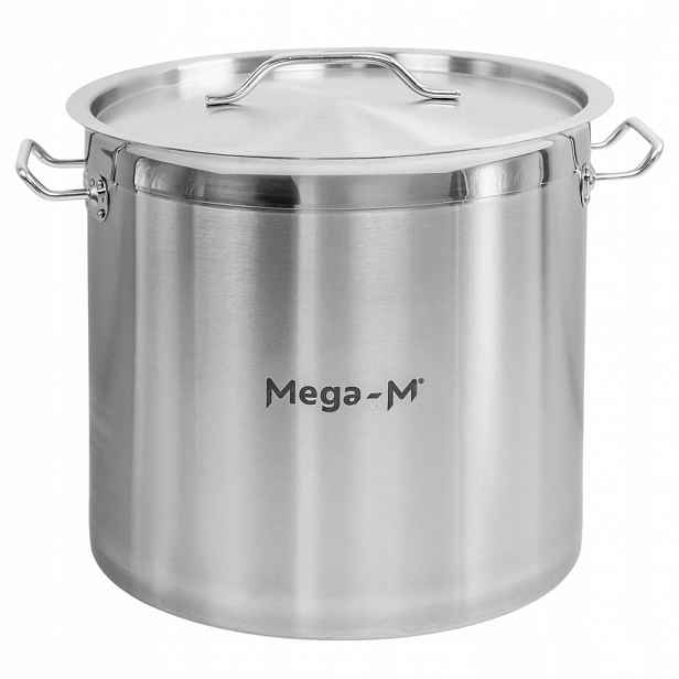 Hrnec Indukce Z Nerezové Oceli 25L, průměr 32 cm s Pokličkou Pro 32x32 cm