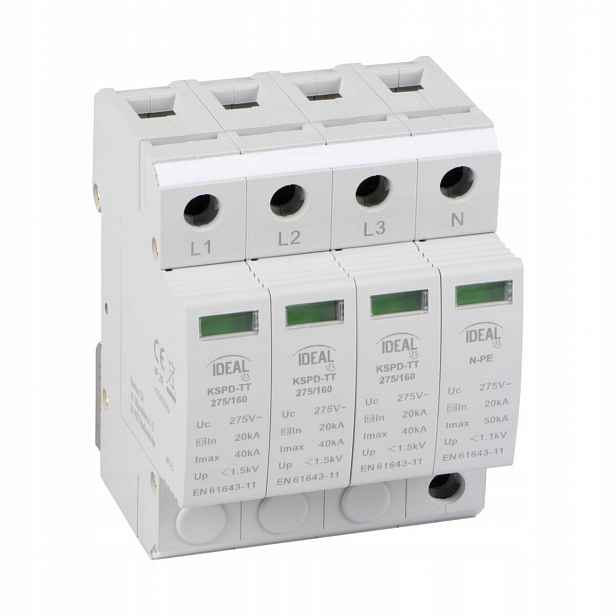 Omezovač přepětí Kspd-tt 275/160 3P+N Kanlux