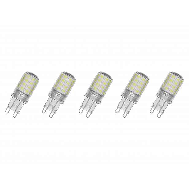 Osram Speciální LED žárovka »Base CL non-dim G9«, 5 kusů (Pin40, 2700 K, transparentní)