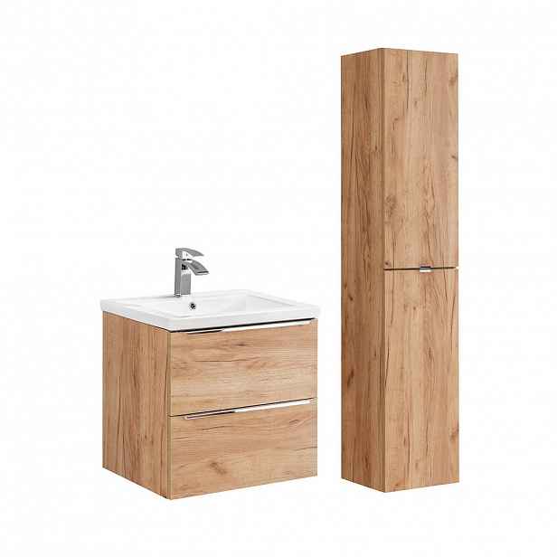 Petits-meubles KOUPELNOVÝ NÁBYTEK 60cm duben 2er-Set Dřevo