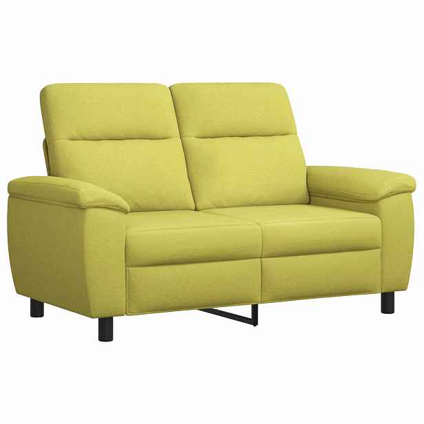 vidaXL Pohovka Světlá zelená 158 x 90 x 95 cm Textil