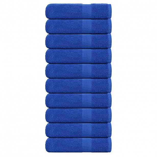 vidaXL Ručníky do sprchy FROGN 10 ks modré 70 x 140 cm 360 g/m²