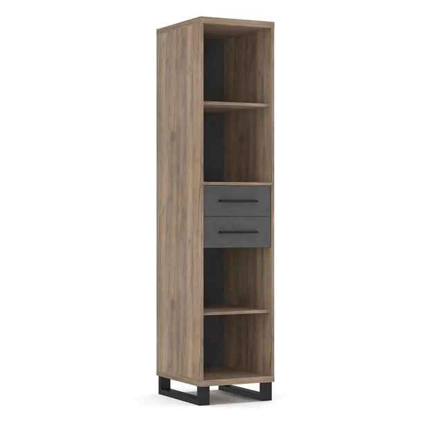 Casarredo Vysoký regál ROSOLINI - dub tabaco/matera