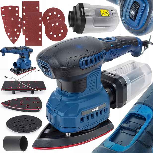 Excentrická oscilační bruska 3v1 125 mm, 1350 W Ondragon