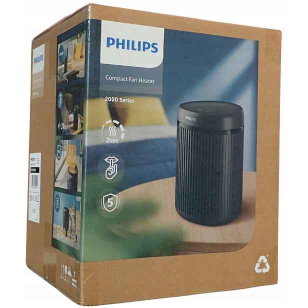 Termoventilátor Keramický elektrický ohřívač Philips CX2120/01 Tichý