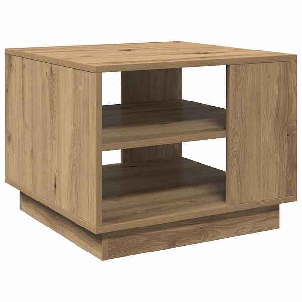 vidaXL Konferenční stolek dub artisan 55 x 55 x 42 cm kompozitní dřevo