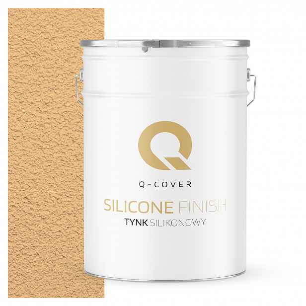 Silikonová Fasádní Omítka Oranžová Světlá F764 25KG Granulace 2.0mm