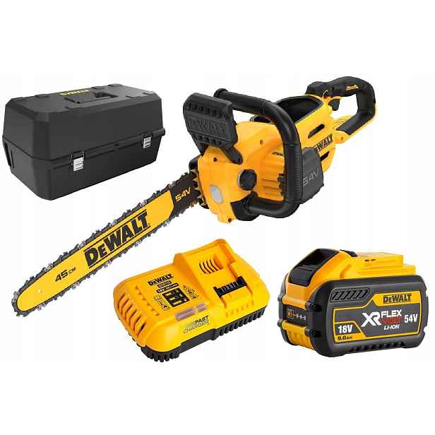 DeWalt 54V Řetězová Pila 45 CM 1 X 9.0 Ah DCMCS574X1-QW
