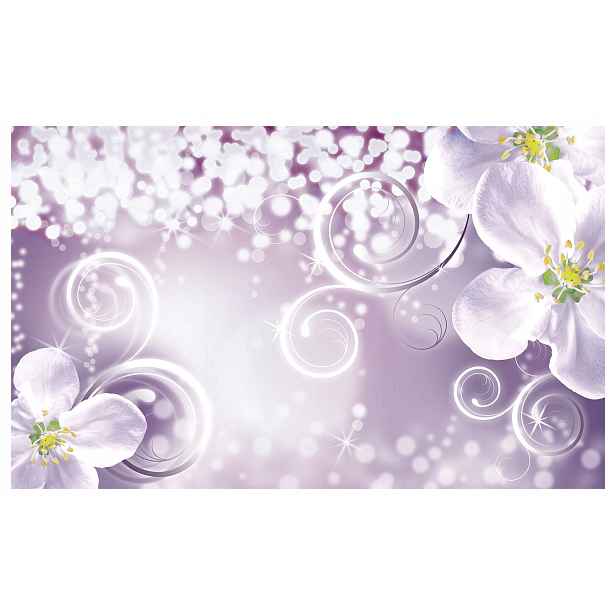 Fototapeta Bílé květy bokeh jemná 416x254 Romantická elegance lepidlo