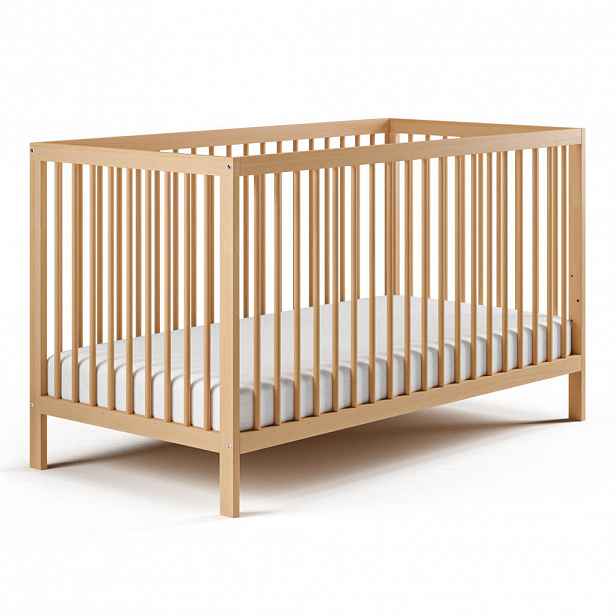 Kids Collective DĚTSKÁ POSTÝLKA 70x140 cm v přírodní barvě