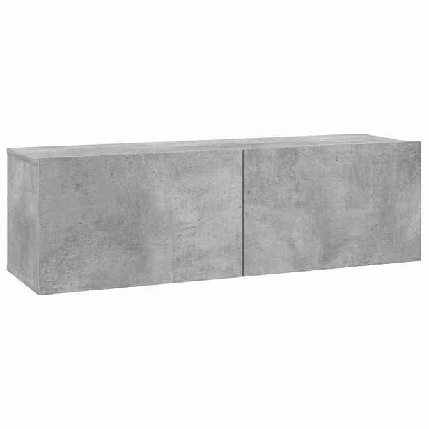vidaXL TV stolek betonově šedý 100x30x30 cm kompozitní dřevo