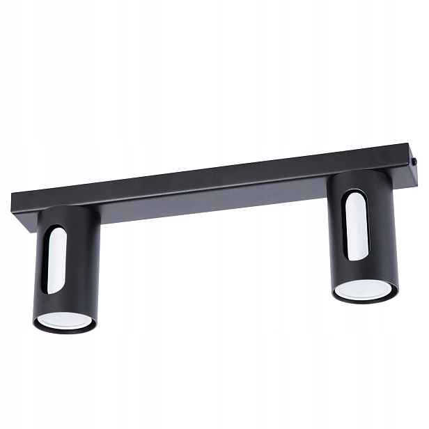 Stropní svítidlo Flow Sigma Lighting černo-stříbrná 38 Cm 2xGU10 10W