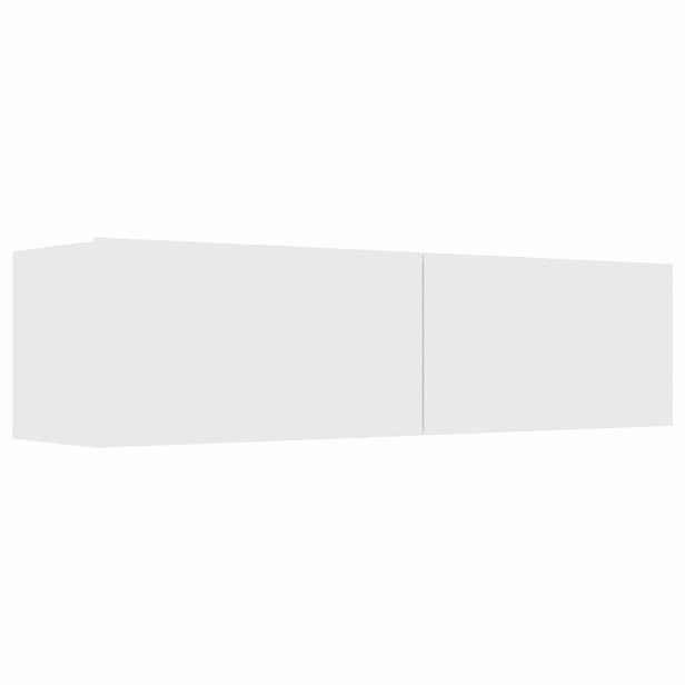 vidaXL TV stolek bílý 120x30x30 cm kompozitní dřevo