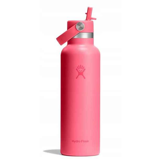 Termoláhev Hydro Flask s brčkem 621 ml neonově růžová