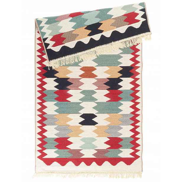 Koberec Kilim Prémiový vzor 80x150 cm Geometrie