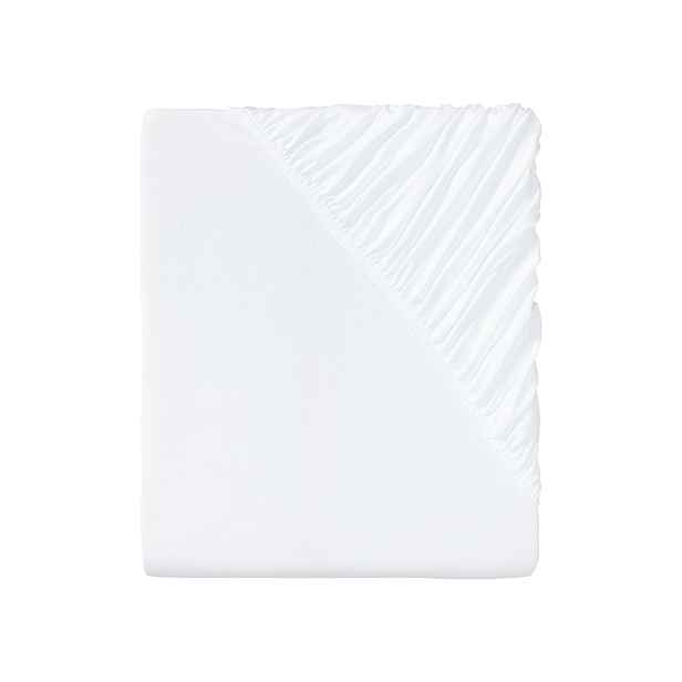 Livarno Home Jersey napĂ­nacĂ­ prostÄ›radlo, 180-200 x 200 cm. (bĂ­lĂˇ)