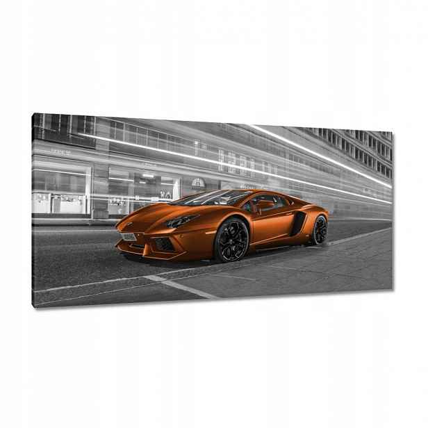 Obrazy 115x55 Oranžová fura