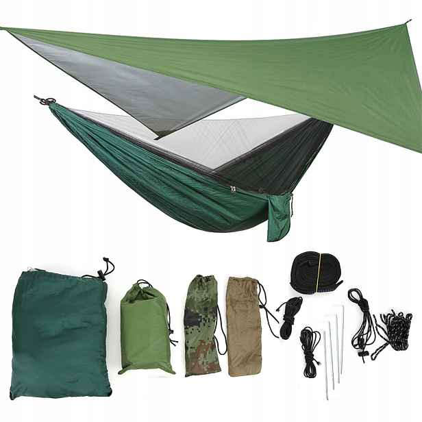 Turistická Houpací Síť S Moskytiérou 290 X 140 CM Tarp