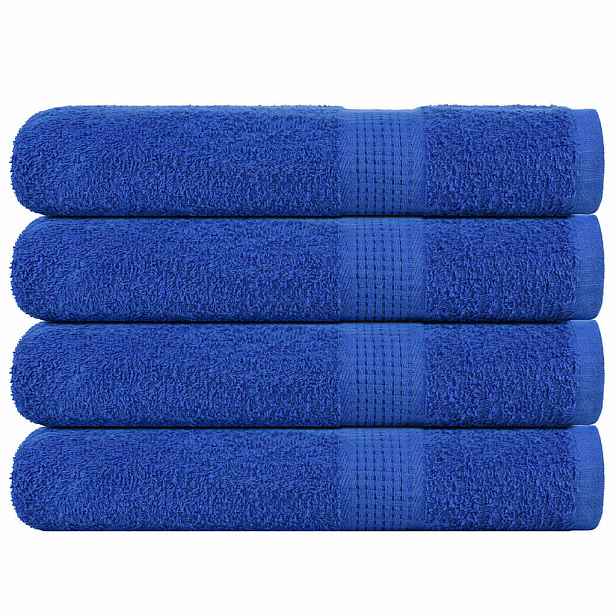 vidaXL Saunové osušky FROGN 4 ks modré 80x200 cm 360 g/m²