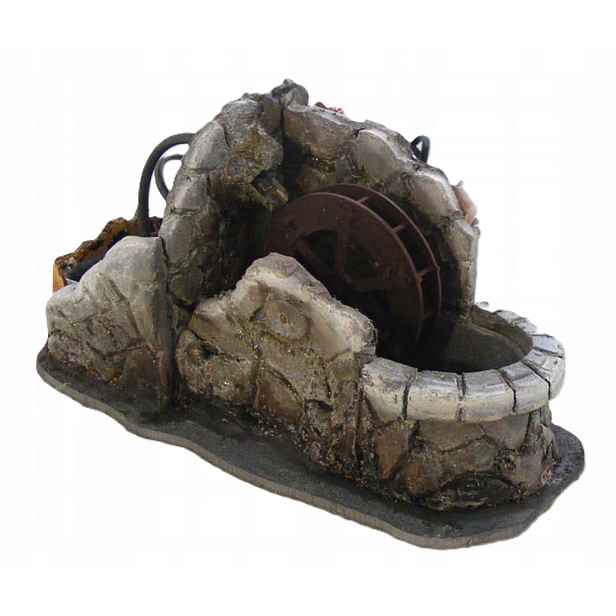 Vodní kolo/mlýn s vodním čerpadlem 13x25x13 cm 220V