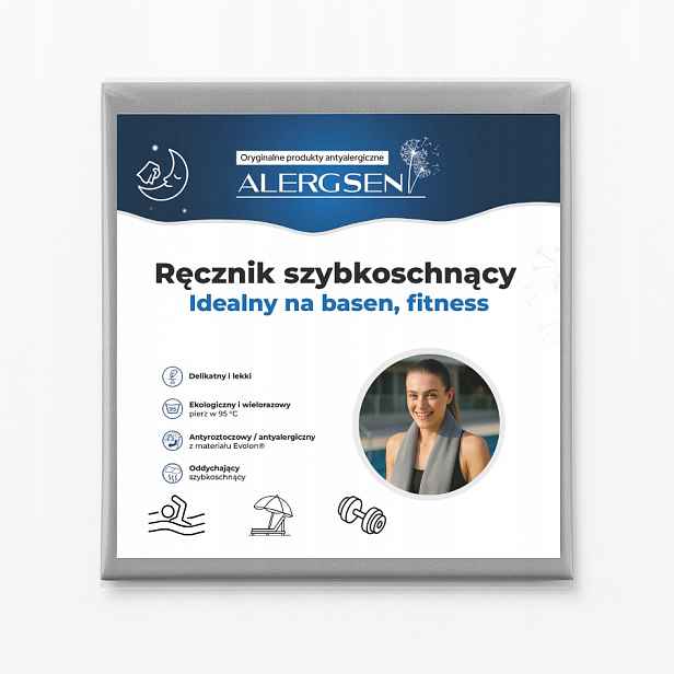 Alergsen Rychleschnoucí ručník Evolon bazén posilovna fitness pláž 90x160
