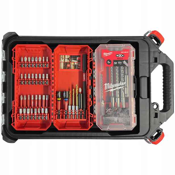 Sada Vrtáků A Bitů Packout 45ks Milwaukee 4932499761
