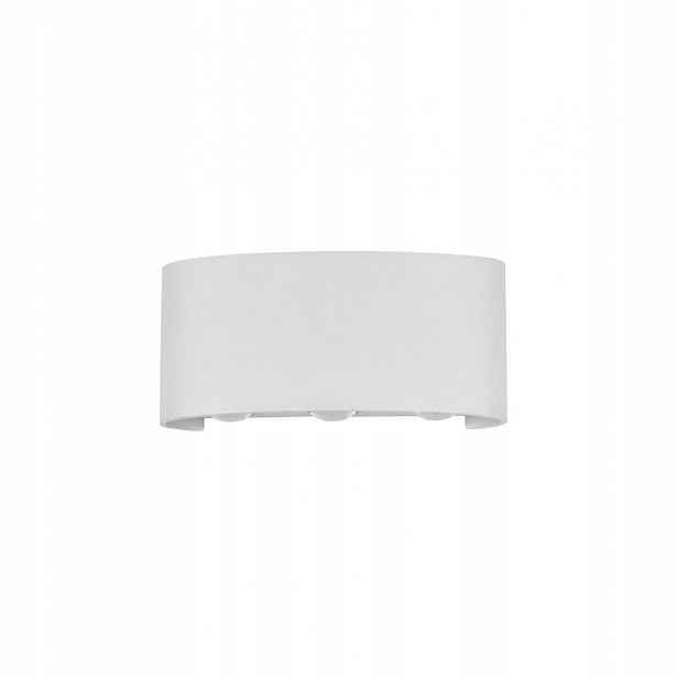 Venkovní nástěnné svítidlo Led Bílá IP54 Gilberto Aluminium 6xLED Italux