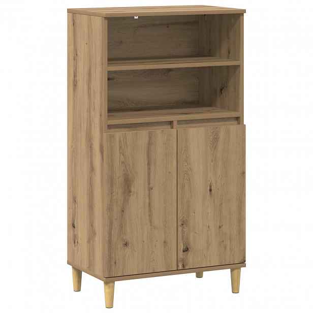 vidaXL Vysoký bufet Dub artisan 60 x 36 x 110 cm Kompozitní dřevo