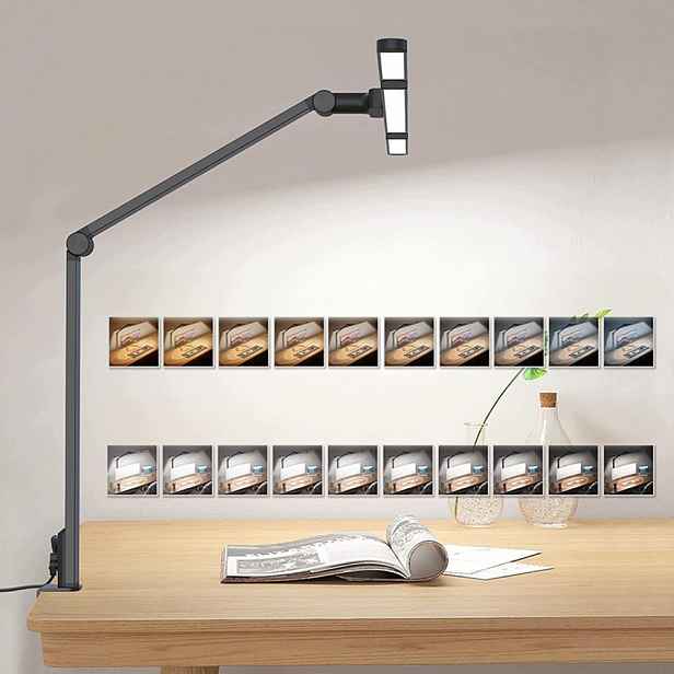 Led Kreslící lampa na stůl Bezstínová stolní lampa na pracovní desku +Dálkový Ovladač