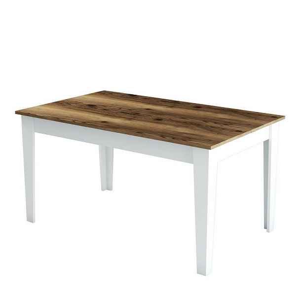 Jídelní stůl Milan White and Walnut