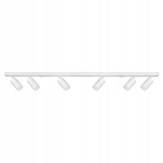 Polux stropní svítidlo London bílá lišta 120 cm 6xGU10 10 W