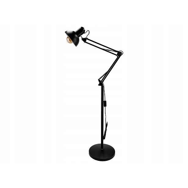 Stojací Lampa Stolní Led Černá E27