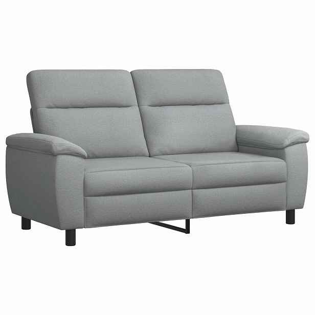vidaXL Pohovka Světle šedá 178 x 90 x 95 cm Textil
