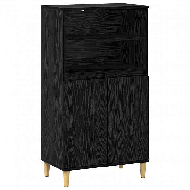 vidaXL Vysoký bufet Černý dub 60 x 36 x 110 cm Kompozitní dřevo
