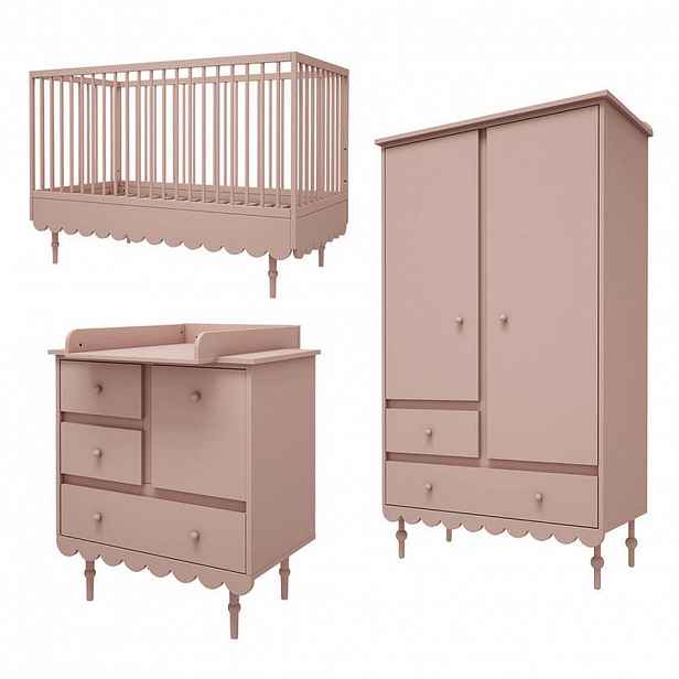 Petits-meubles POKOJ PRO MIMINKO 3DÍLNÝ Babushka Rose
