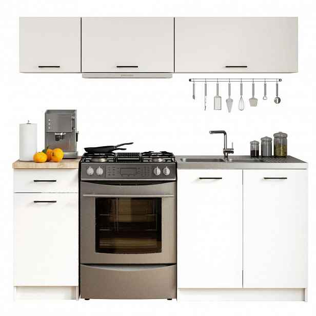 RAUMHIRSCH FURNITURE KUCHYŇSKÝ BLOK Bílá 174/180/46