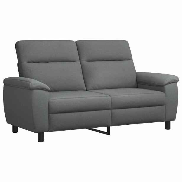 vidaXL Pohovka Tmavě šedá 178 x 90 x 95 cm Textil
