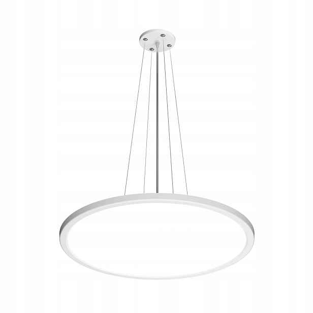 Závěsná Led lampa Ø48 cm bílá s proměnlivou barvou do obývacího pokoje Manito Italux