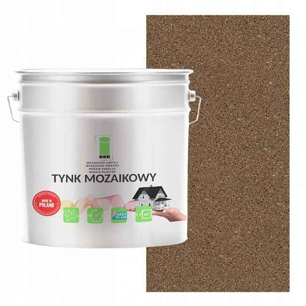 Mozaiková Omítka Pryskyřičná Hnědá Marmolit Třída 1 Mozaika 7 kg