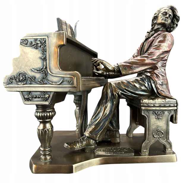 Figurka Fryderyk Chopin Hrající Na Klavír Veronese (WU75452A4)