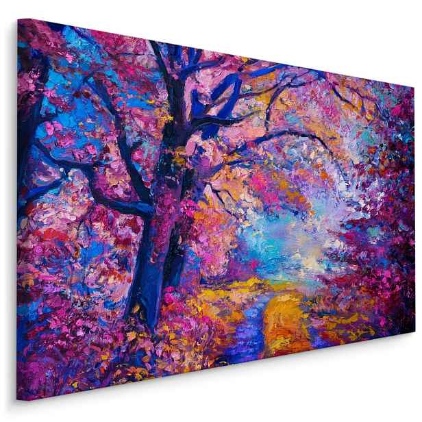 Plátno Cesta V Barevném Lese Varianta: 40x30