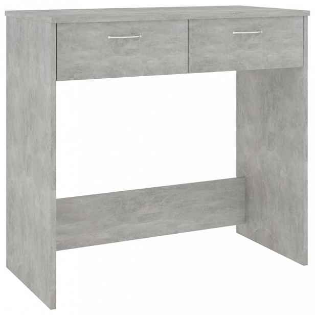 Psací stůl se 2 šuplíky 80x40 cm Dekorhome Beton