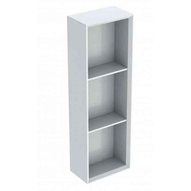 Geberit iCon - Boční skříňka 23x70x13 cm, otevřená, lesklá bílá 502.320.01.1