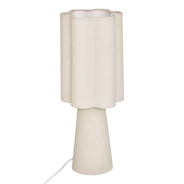 Stolní Lampa Kovová Béžová 44 CM E27 Noční Lampa Na Psací Stůl Moderní