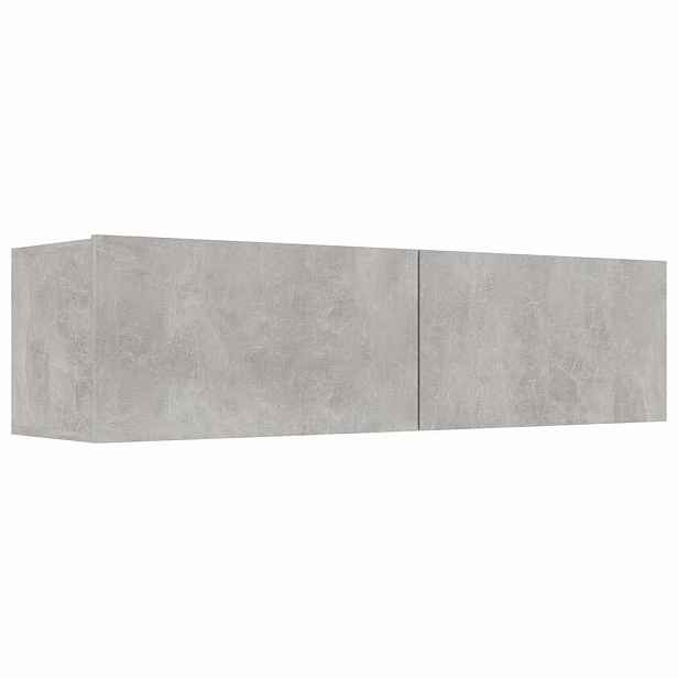 vidaXL TV stolek betonově šedý 120x30x30 cm kompozitní dřevo