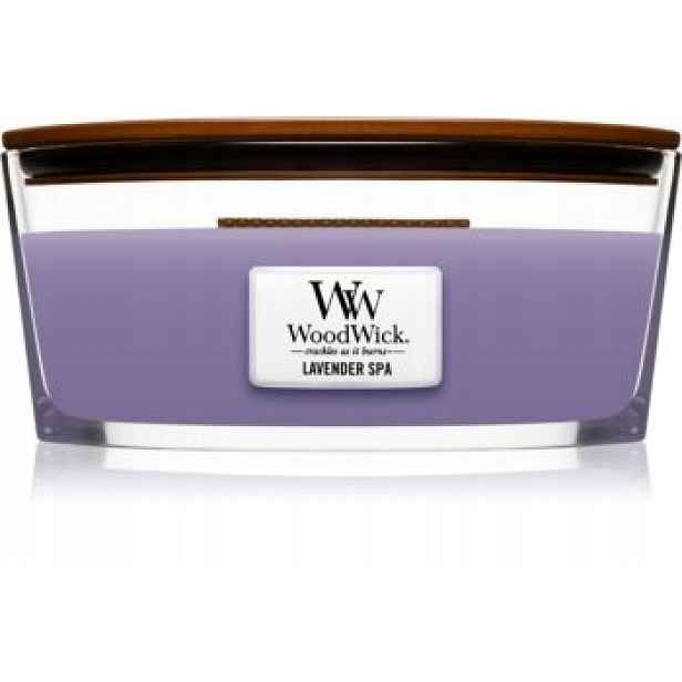 WoodWick Sójová Vonná Svíčka Elipsa Lodička Lavender Spa 453,6 g