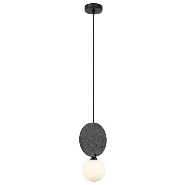 Závěsná lampa, stropní lustr do obývacího pokoje, ložnice, šedá Andrea